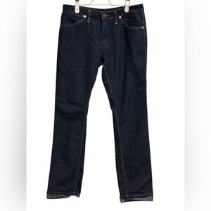 Wrangler Dark Blue Straight Jeans